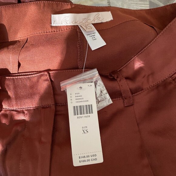 Anthropologie Hutch Pleated Utility Shorts XS new with tag nwt - Picture 2 of 6